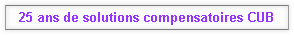 25 ans de solutions compensatoires CUB (18 Mo)